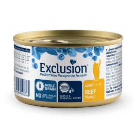Вологий корм Exclusion Adult Beef для дорослих котів всіх порід з яловичиною