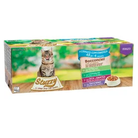 Набір вологого корму Stuzzy Cat Multipack для стерилізованих котів в соусі (12 паучів по 85 г)
