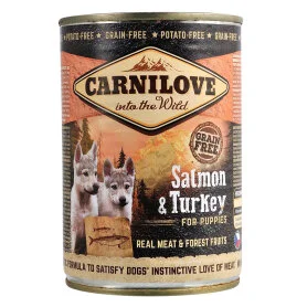 Вологий корм Carnilove Salmon and Turkey для цуценят, лосось та індичка