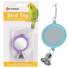 Іграшка Flamingo Mirror Round+Bell для папуг 