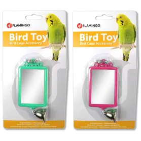 Іграшка Flamingo Mirror Straight + Bell для папуг