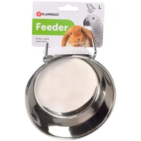 Навісна годівниця Flamingo Feeder With Hook для кроликів і великих папуг
