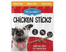 М'ясні беззернові палички Mr. Goodlad Meaty Chicken Sticks Grain Free для собак з куркою (12 паличок) 