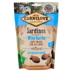 Ласощі Carnilove Dog Semi Moist для собак, сардина та часник