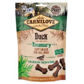 Ласощі Carnilove Dog Semi Moist для собак, качка та розмарин