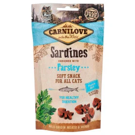 Ласощі Carnilove Cat Semi Moist Snack для котів, сардина та петрушка
