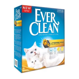 Бентонітовий наповнювач Ever Clean Litterfree Paws Clumping комкуючий для довгошерстних котів, з ароматом