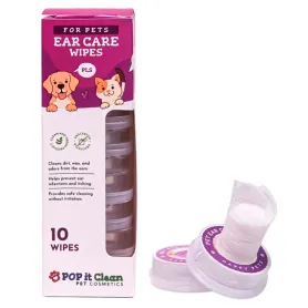 Серветки POP it Clean Ear Care Wipes - для догляду за вухами котів і собак