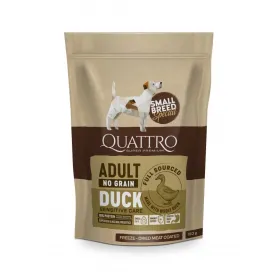 Сухий беззерновий корм Quattro Adult Duck Small Breed для дорослих собак дрібних порід з качкою