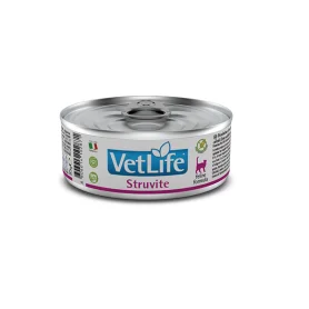 Вологий корм Farmina Vet Life Struvite для розчинення струвітних уролітів у дорослих котів, з куркою