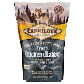 Сухий корм Carnilove Fresh Chicken & Rabbit для дорослих собак всіх порід, курка та кролик