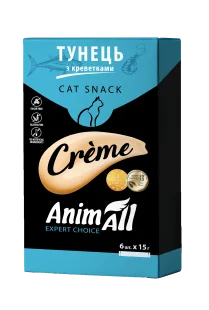 AnimAll Cat Snack Creme зі смаком тунця та креветок