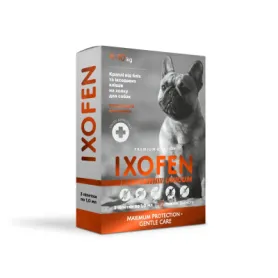 Краплі від іксодових кліщів, бліх та комарів Ixofen (Іксофен) - для собак вагою від 4 до 10 кг