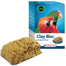 Минеральный блок с глиной Versele-Laga Orlux Clay Bloc Amazon River – для крупных попугаев