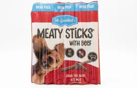 М'ясні беззернові палички Mr. Goodlad Meaty Beef Sticks Grain Free для собак з яловичиною (12 паличок) 