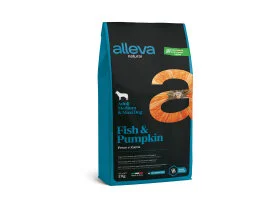 Полнорационный сухой корм Alleva Natural Adult Fish&Pumpkin Medium/Maxi – для взрослых собак средних и крупных пород, с рыбой и тыквой