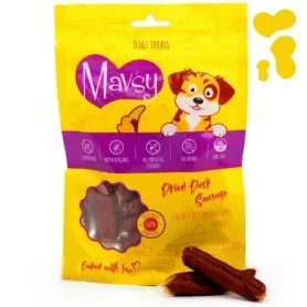 Ласощі Mavsy Dried Duck Sausage - для собак, сосиски з качки