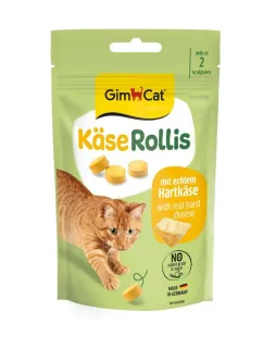 Вітамінні ласощі GimCat Kase Rollis з сиром для котів 