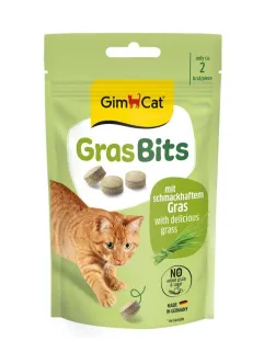 Вітамінні ласощі GimCat GrasBits з травою для котів