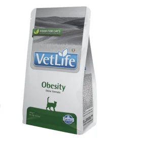 Сухий корм Farmina Vet Life Obesity для зниження зайвої ваги у дорослих котів, з куркою