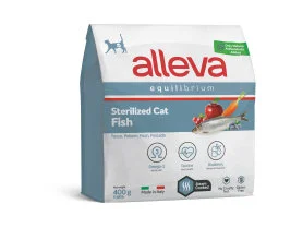 Полнорационный сухой корм Alleva Equilibrium Fish Sterilized Cat – для взрослых стерилизованных кошек или кошек, живущих в домашних условиях, с рыбой 