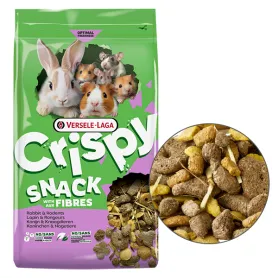 Дополнительный корм лакомства Versele-Laga Crispy Snack Fibres - для грызунов