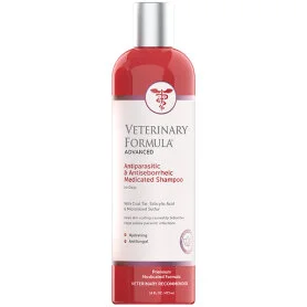 Антипаразитарний та антисеборейний шампунь Veterinary Formula CC Antiparasitic and Antiseborrheic Shampoo для собак, з дьогтем, сіркою, саліциловою кислотою