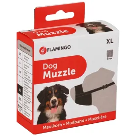 Намордник Flamingo Muzzle Nylon XL для собак порід вівчарка, ротвейлер, ньюфаундленд