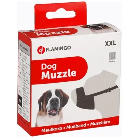 Намордник Flamingo Muzzle Nylon XXL для собак порід сенбернар, мастиф, бладхаунд
