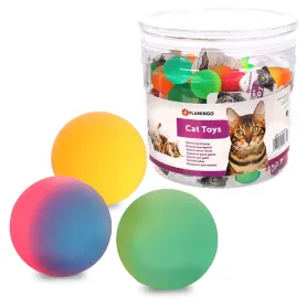 Латексна іграшка Flamingo Bounce Ball для котів