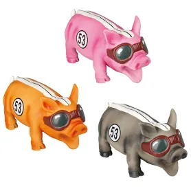 Латексна іграшка Flamingo Race Pig для собак, зі звуком