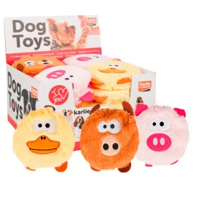 М'яка іграшка Flamingo Plush Head Duck Pig Wild для собак, з пищалкою