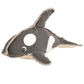 М'яка іграшка Flamingo Canvas Dolphin для собак, з пищалкою