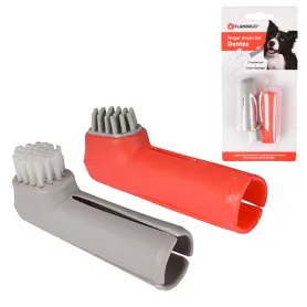Набір зубних щіток на палець Flamingo Finger Toothbrush Set