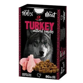 Полувлажное лакомство Alpha Spirit Turkey Natural Snacks – для взрослых собак всех пород, с индейкой