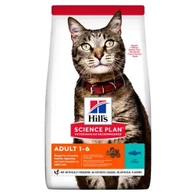 Сухой корм Hill's Science Plan Adult - для взрослых кошек, с тунцом