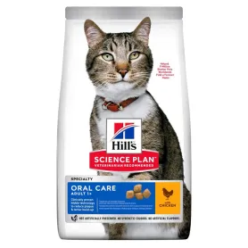Сухой корм Hill's Science Plan Adult Oral Care - для взрослых кошек для поддержания здоровья полости рта и зубов, с курицей