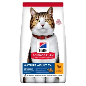 Сухой корм Hill's Science Plan Mature Adult 7+ - для зрелых кошек, с курицей