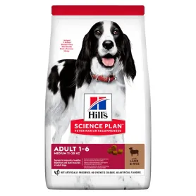 Сухой корм Hill's Science Plan Adult Medium Breed – для взрослых собак средних пород, с ягненком и рисом