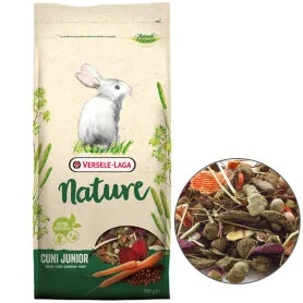 Беззерновой корм Versele-Laga Nature Cuni Junior - для крольчат до 8-ми месяцев