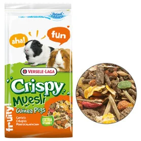 Корм Versele-Laga Crispy Muesli Guinea Pigs – для морских свинок, зерновая смесь с витамином C
