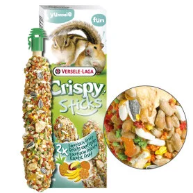 Лакомство Versele-Laga Crispy Sticks Exotic Fruit - для хомяков и белок, из смеси хрустящих зерен с кусочками экзотических фруктов