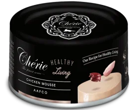 Влажный беззерновой корм Cherie Healthy Living Chicken Mousse – нежный мусс для кошек, из курицы