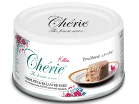 Влажный беззерновой корм Cherie Complete & Balanced Tuna Mousse Kitten - нежный мусс для котят, с тунцем