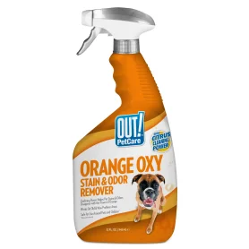 Спрей OUT! (АУТ!) PetCare Orange Oxy Stain & Odor Remover для удаления пятен и запаха от жизнедеятельности собак и кошек
