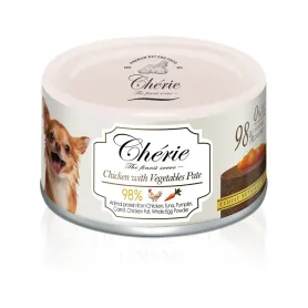 Беззерновий вологий корм Cherie Dog Pate Chicken with Vegetables - для собак, паштет з куркою та овочами