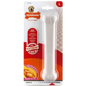 Жувальна іграшка Nylabone Extreme Chew Bone для собак, з смаком курки