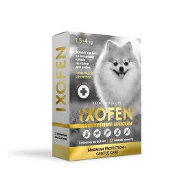 Краплі від іксодових кліщів, бліх та комарів Ixofen (Іксофен) - для собак вагою від 1,5 до 4 кг