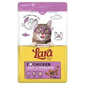 Сухий корм Lara Adult Light Sterilized для кастрованих котів та стерилізованих кішок, з куркою