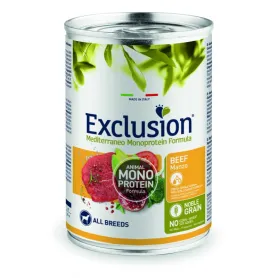 Вологий корм Exclusion Adult Beef для дорослих собак всіх порід з яловичиною